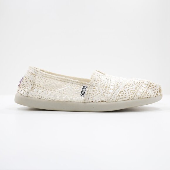 Bobs from Skechers Dream Catcher Ivory Lace Lightweight Slip On Flats - 7.5 - Picture 3 of 7